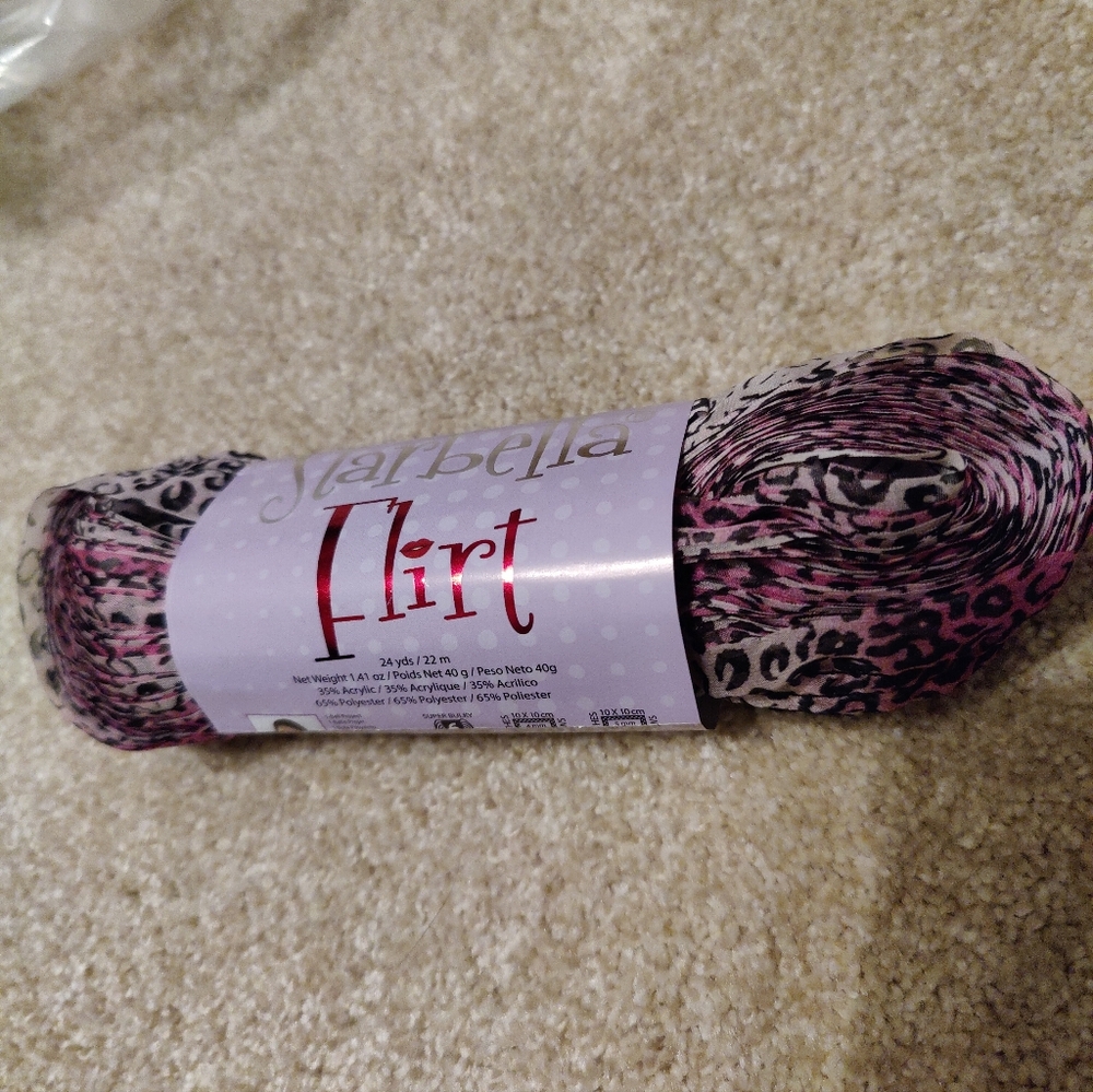 New, 1 Skein Starbella Flirt Yarn, Color Canberra